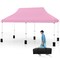 Outdoor 10x20 Portable Canopy Tent with Side Panels and Carry Bag